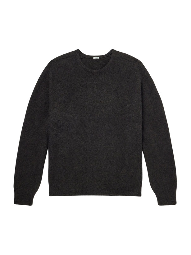 Photo: A.PRESSE - Brushed Cashmere Sweater - Brown