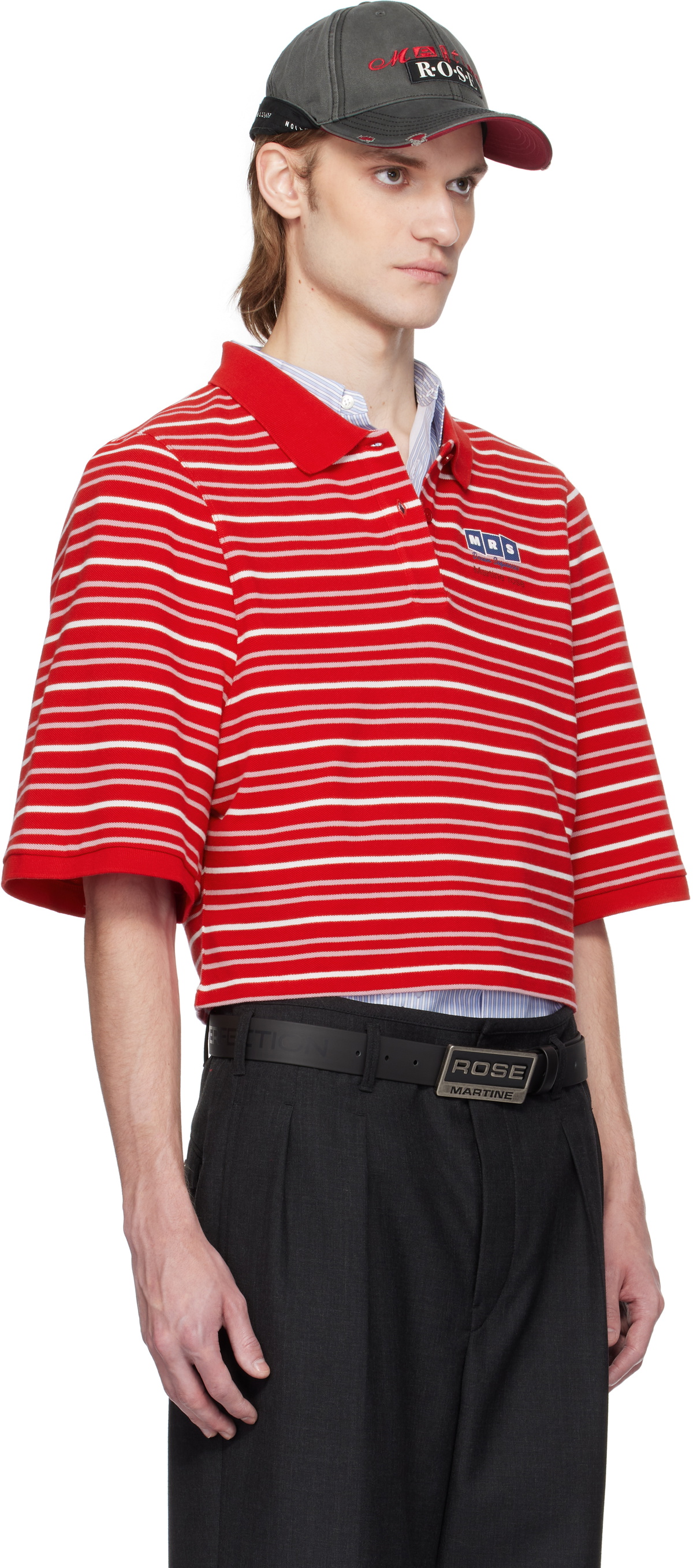 martine rose S/S SHRUNKEN POLO Mサイズ martine rose S/S SHRUNKEN POLO Mサイズ