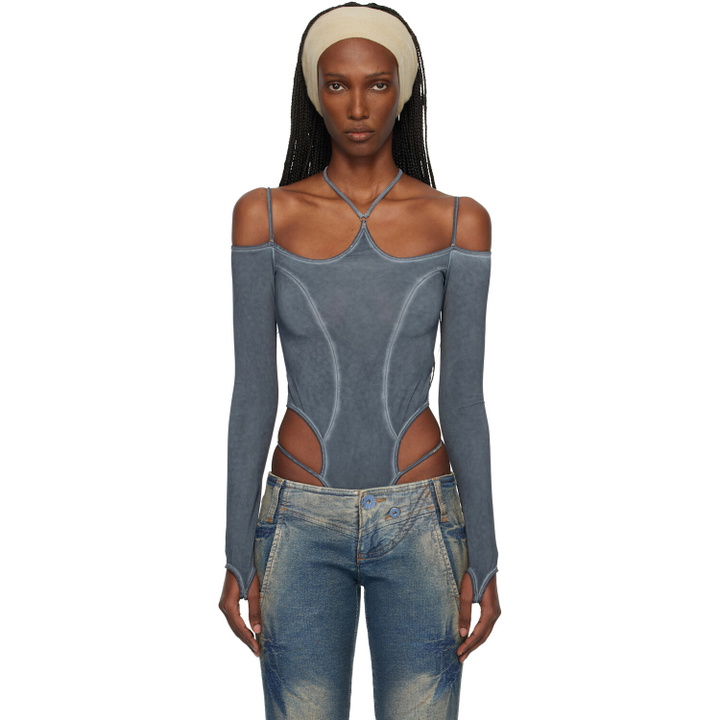 Photo: Miss Sixty Gray KNWLS Edition T-shirt Bodysuit