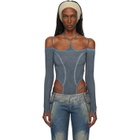 Miss Sixty Gray KNWLS Edition T-shirt Bodysuit