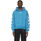 Off-White Blue Airport Tape Hoodie