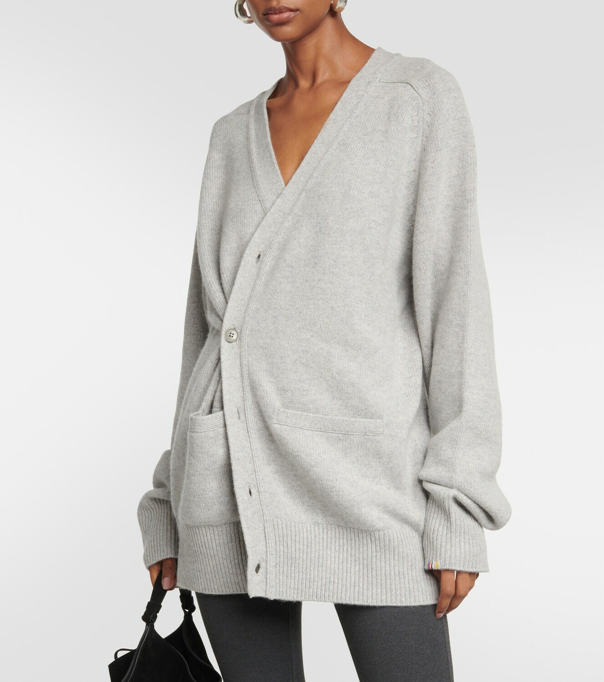 カーディガン extreme cashmere light gray extreme cashmere button-up cardigans – timeless luxury – extreme