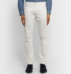 Mr P. - Slim-Fit Denim Jeans - White