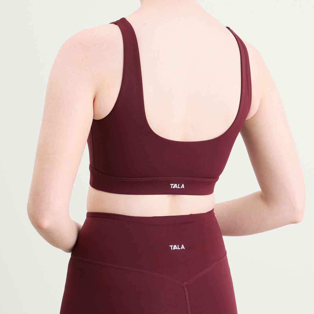 TALA Women's Dayflex Essential Square Neck Bra in Fig