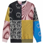 Fucking Awesome Men's Cult of Personality Crew Knit in Multi
