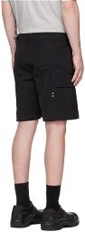 HELIOT EMIL Black Minimal Shorts