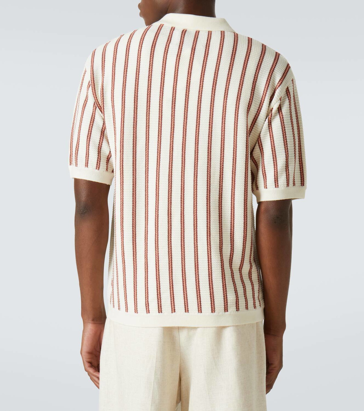 King & Tuckfield Striped wool shirt