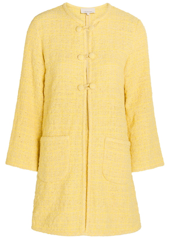 Photo: Liberowe Agnes Tweed Mini Dress Yellow