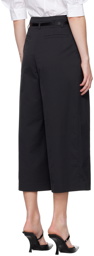 Juun.J Black Double Waisted Trousers
