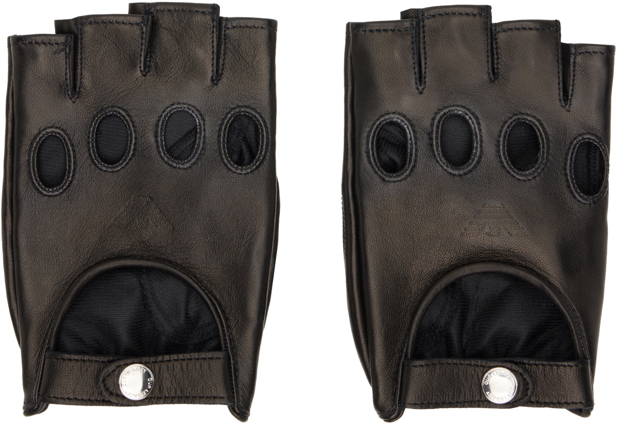 OUR LEGACY WORK SHOP Emporio Armani Black Taglio Gloves