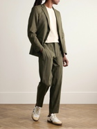 Theory - Clinton Slim-Fit Good Linen Suit Jacket - Green