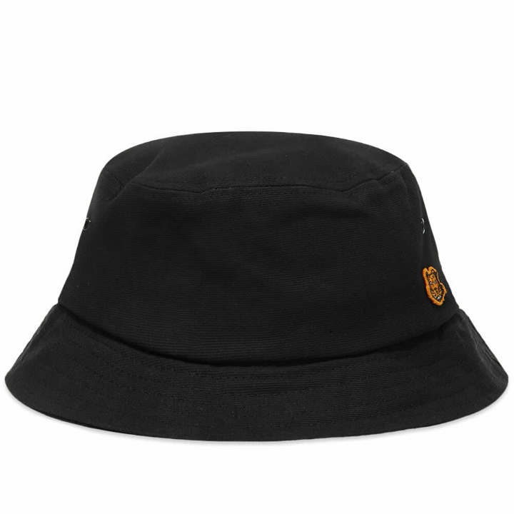 Photo: Kenzo Men's Tiger Crest Bucket Hat in Black