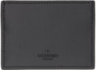 Valentino Garavani Black VLTN Card Holder
