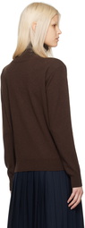 The Frankie Shop Brown Ines Turtleneck