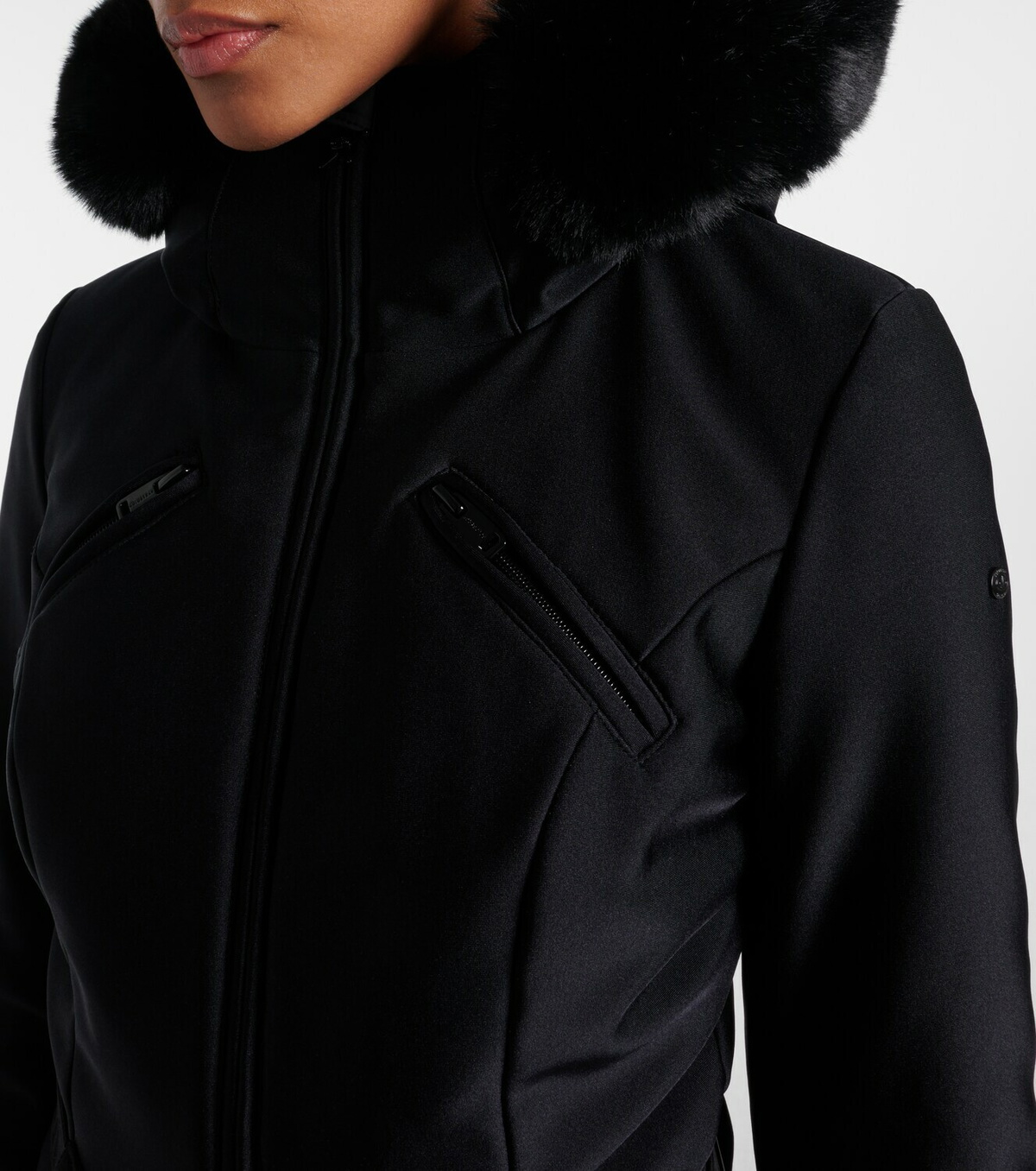 Goldbergh Glisser faux fur-trimmed ski jumpsuit
