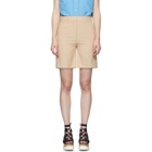 Stella McCartney Beige Amber Bell Shorts