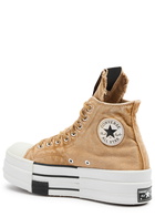 Rick Owens X Converse Drkstar Canvas Hi-top Sneakers Yellow