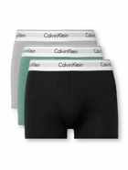 Calvin Klein Underwear - Modern Three-Pack Stretch-Cotton Trunks - Black