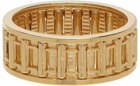 IN GOLD WE TRUST PARIS SSENSE Exclusive Gold Needle Bearing Ring