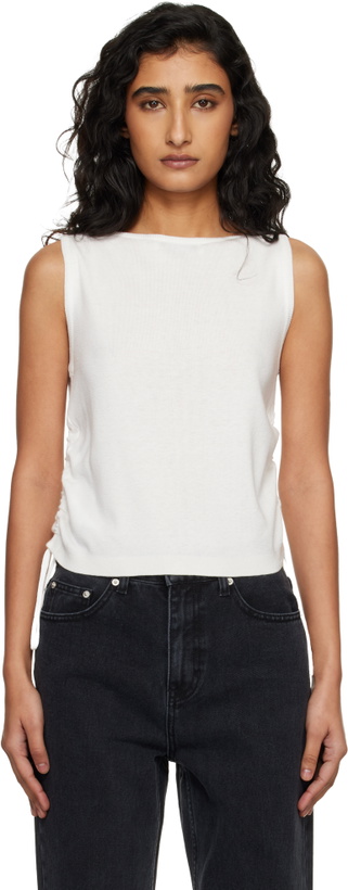 Photo: Dunst Off-White Layering Knit Tank Top
