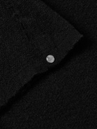 God's True Cashmere - Bubble Distressed Cashmere-Gauze T-Shirt - Black