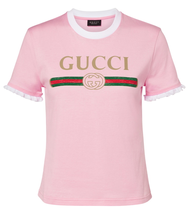 Photo: Gucci Logo cotton jersey T-shirt