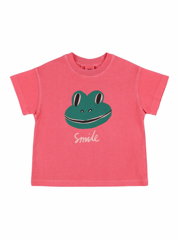 Photo: JELLYMALLOW Frog Print Cotton Jersey T-shirt
