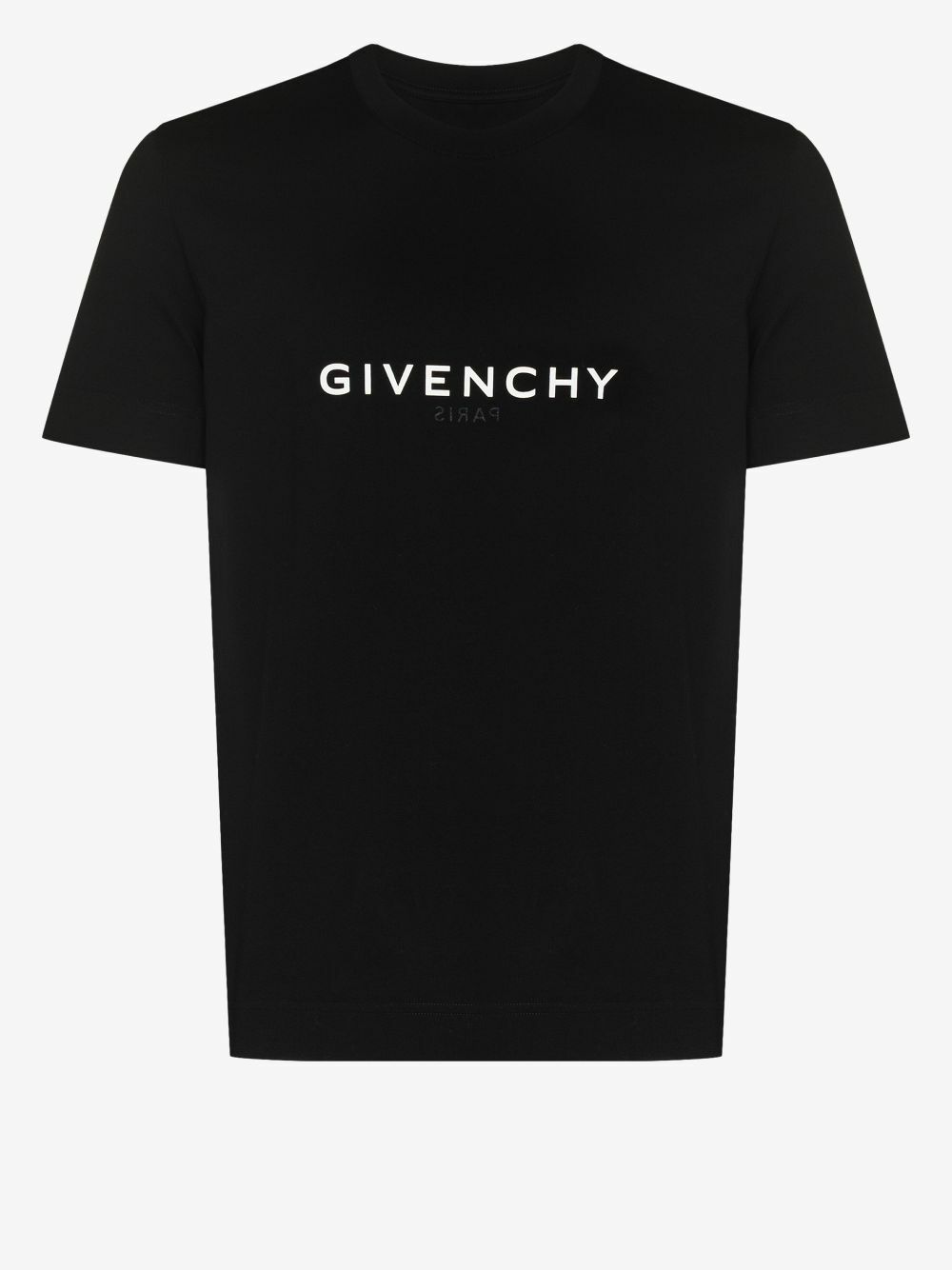 Tシャツ・カットソー *GIVENCHY* Reverse Logo Cotton Overfit Short Sleeve T-Shirt Givenchy Reverse Logo Print T-Shirt Givenchy