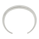 Jil Sander Silver Hammered 1 Bracelet