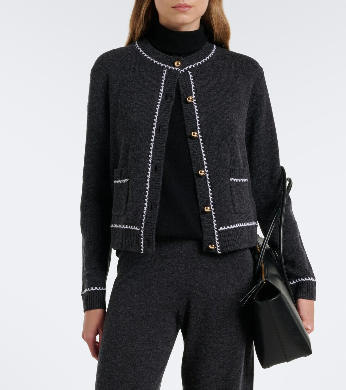 Jardin des Orangers Virgin wool and cashmere cardigan
