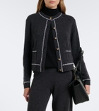 Jardin des Orangers Virgin wool and cashmere cardigan