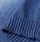 Altea - Dégradé Cotton and Linen-Blend Sweater - Blue