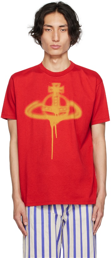 Photo: Vivienne Westwood Red Spray Orb T-Shirt