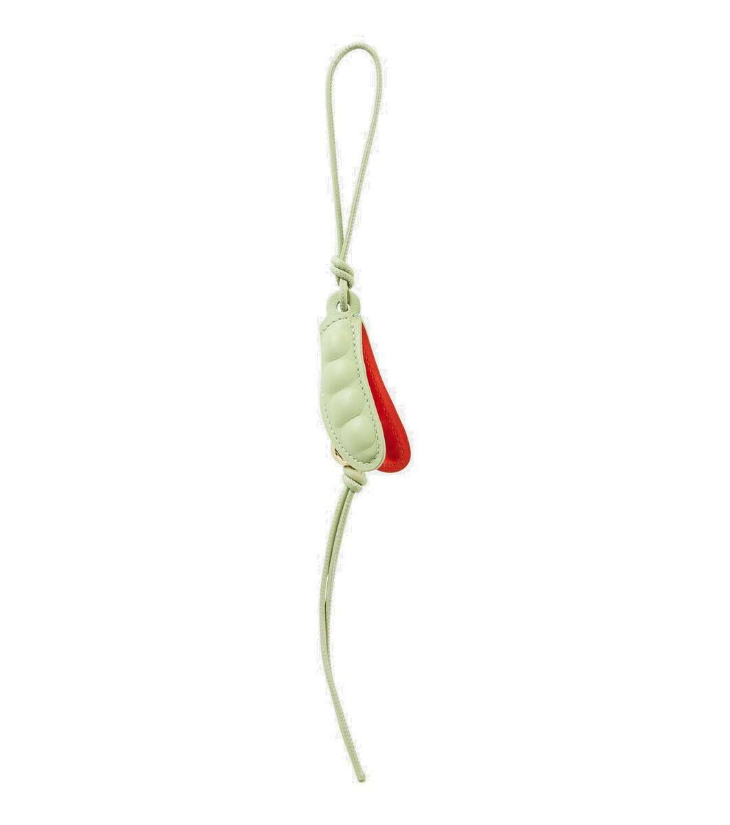 Loewe Pea Pod leather bag charm Loewe