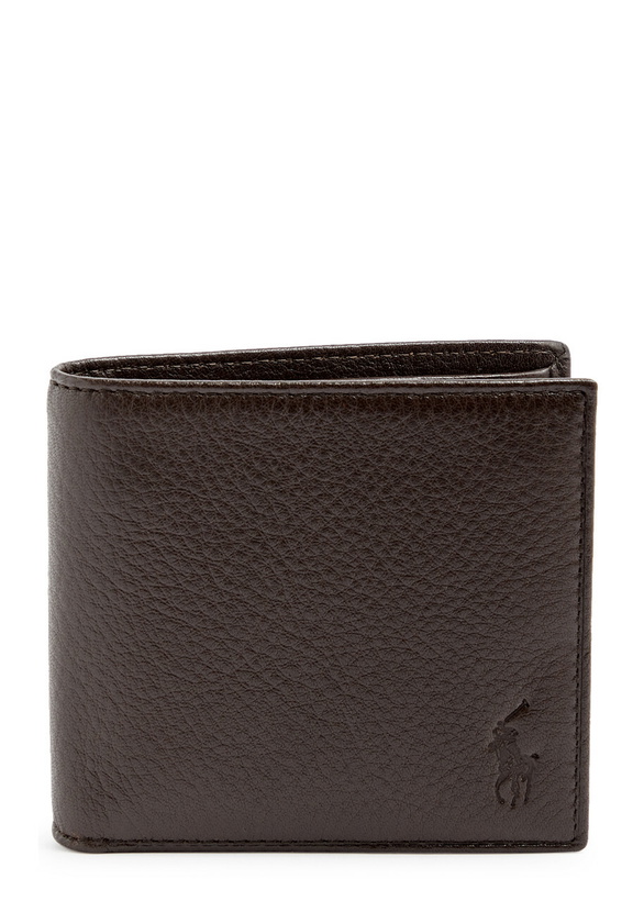 Photo: Polo Ralph Lauren Logo Leather Wallet - Brown - One Size