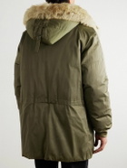 Ralph Lauren Purple label - Shearling-Trimmed Shell Down Jacket - Green
