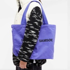 Samsøe Samsøe Women's Frinka Logo Shopper Bag in Simply Purple