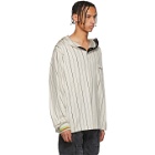 Y/Project Beige Clipped Shoulder Long Sleeve Polo