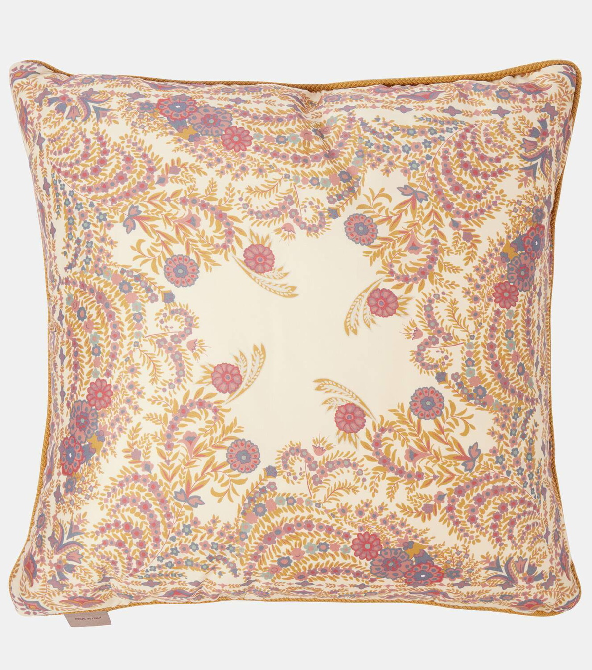 Etro Floral cotton satin cushion