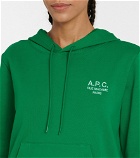 A.P.C. - Manuela logo cotton-blend hoodie