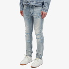 Ksubi Men's Van Winkle Punk Blue Shred Jeans in Denim