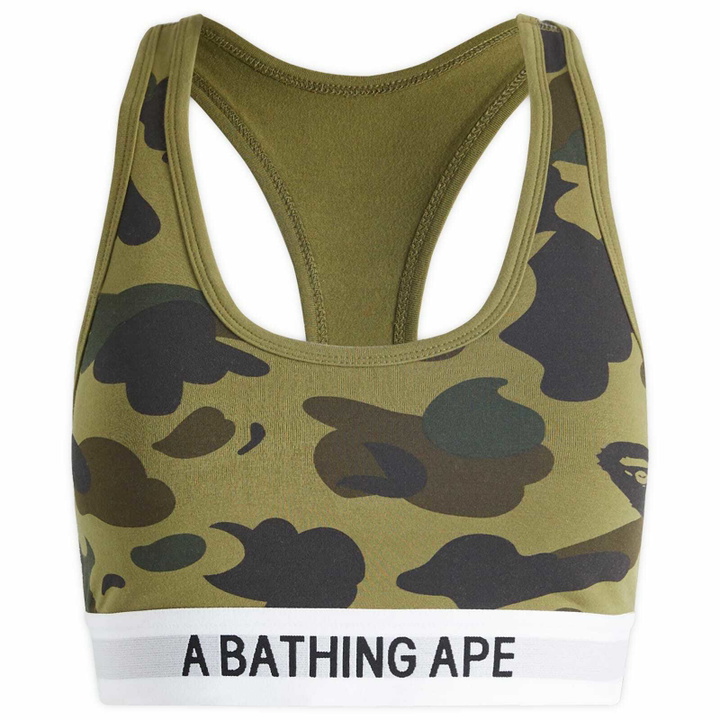 Photo: A Bathing Ape Women's 1st Camo Sport Bra in Green