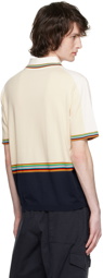 Paul Smith Beige Signature Stripe Polo