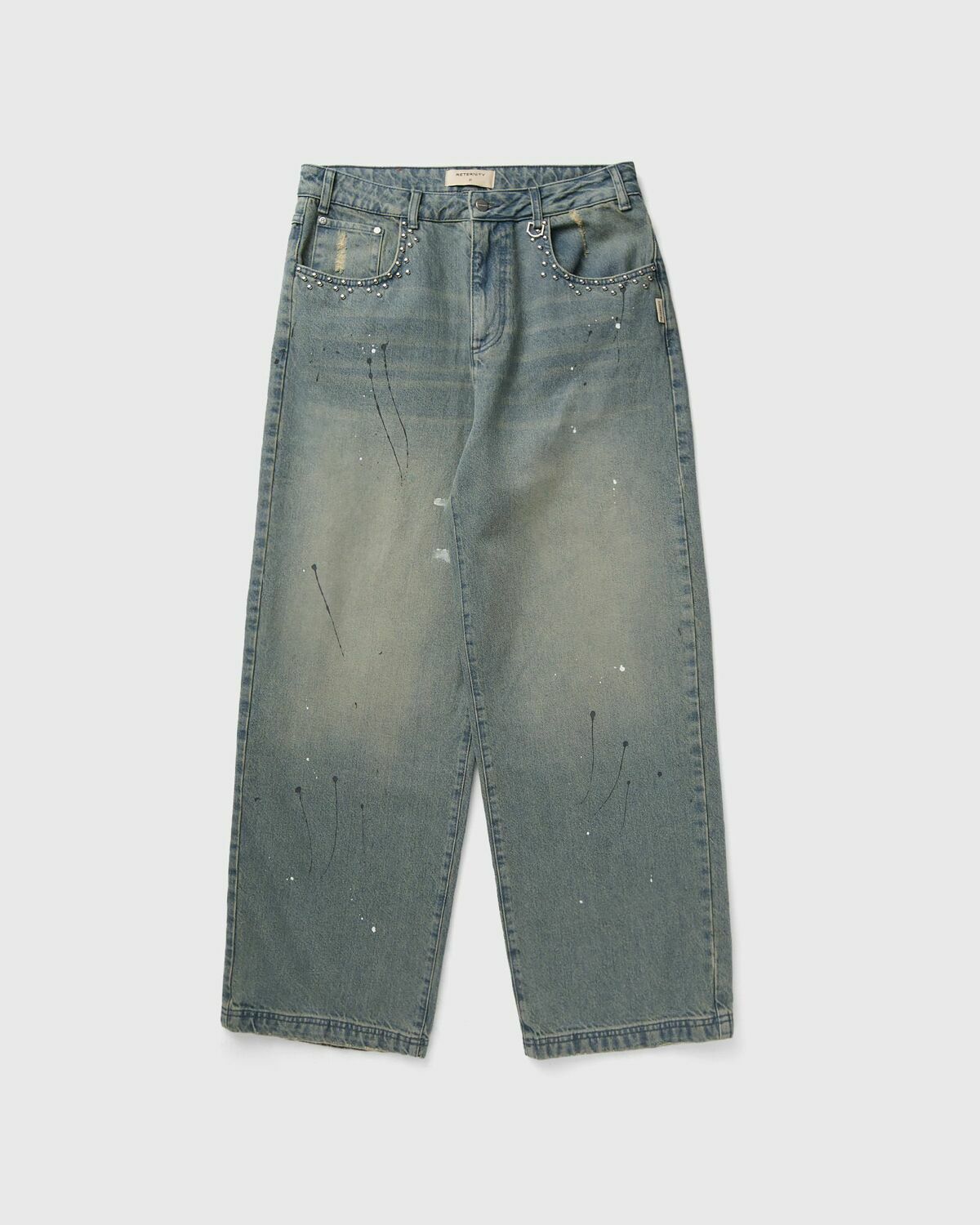 STUDDED DENIM