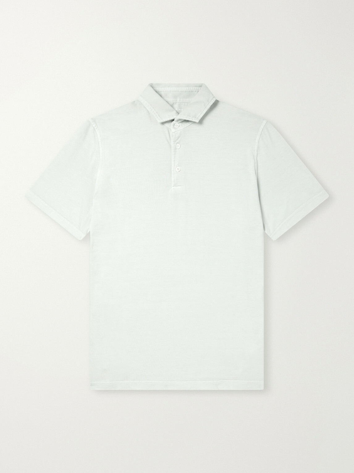 FEDELI - Cotton-Jersey Polo Shirt - Green