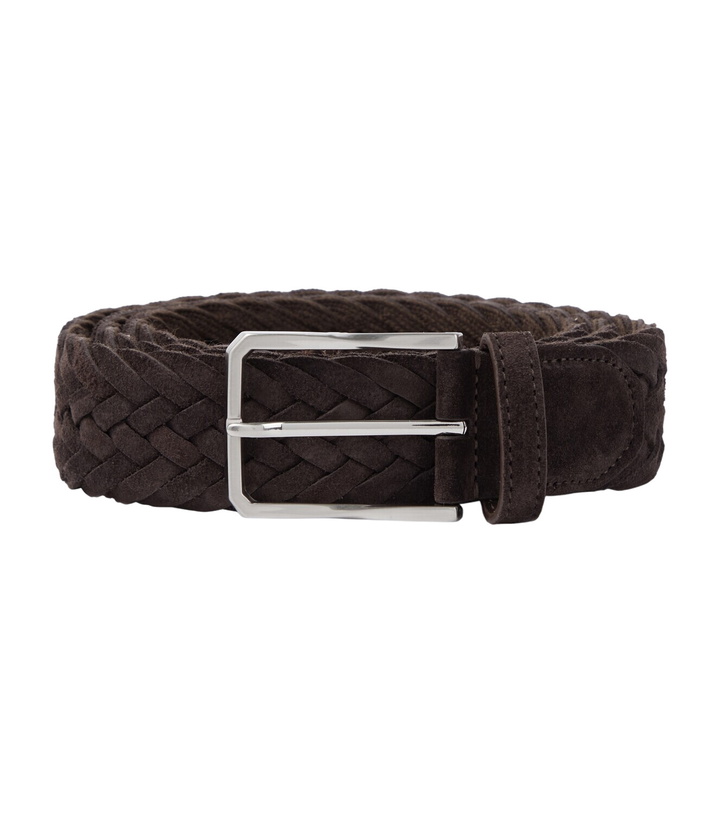 Photo: Canali Braided suede belt