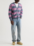 Pop Trading Company - Striped Knitted Cardigan - Unknown