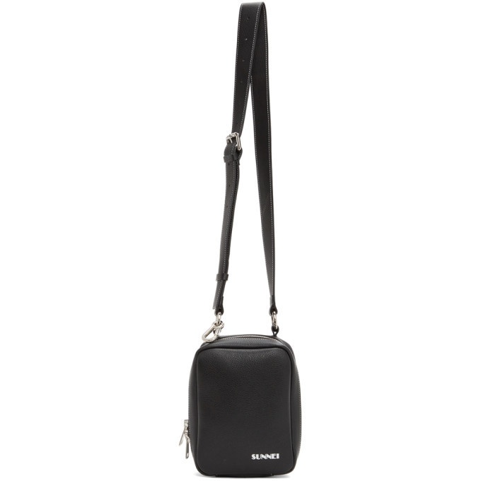 Photo: Sunnei Black Leather Shoulder Bag