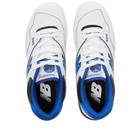 New Balance BB550SN1 Sneakers in White/Royal