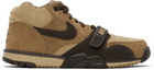 Nike Beige & Brown Air Trainer 1 Sneakers